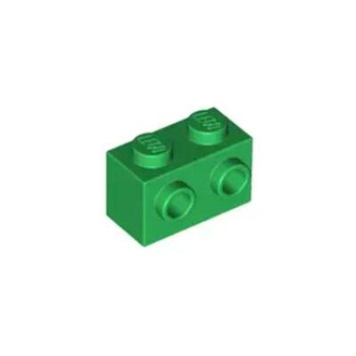 乐高/LEGO积木零配件 6129807 11211 绿色 1x2 单侧带凸砖