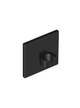 乐高/LEGO零件 6323189 65673 15210 6063617 黑色 2x2正方标志件