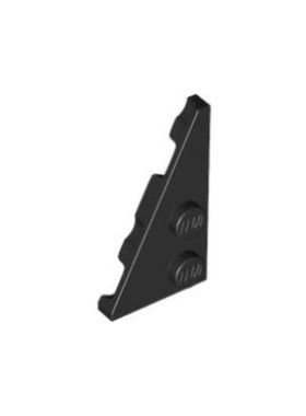 乐高/LEGO积木零配件 6295295 65429 100868 黑色 2x4楔形板 左