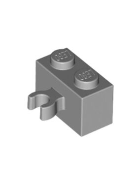 乐高/LEGO 4641682 42925 30237 95820 浅灰色 1x2夹口砖 6320297