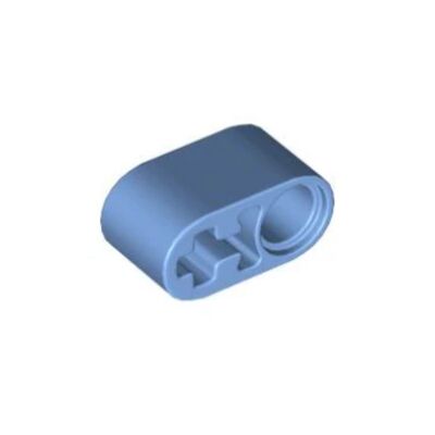 乐高LEGO积木零件 6378050 40147 60483 74695 中蓝色 1x2 轴孔臂