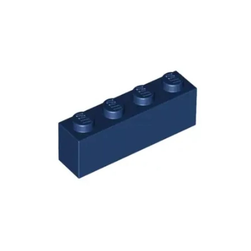 乐高/LEGO积木零配件 4264569 3010 6146 深蓝色1x4 基础砖
