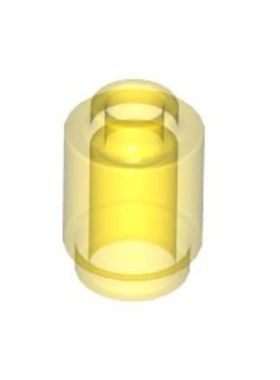 乐高/LEGO零件 6238674 3062 30068 透明黄色 1x1圆柱砖 35390