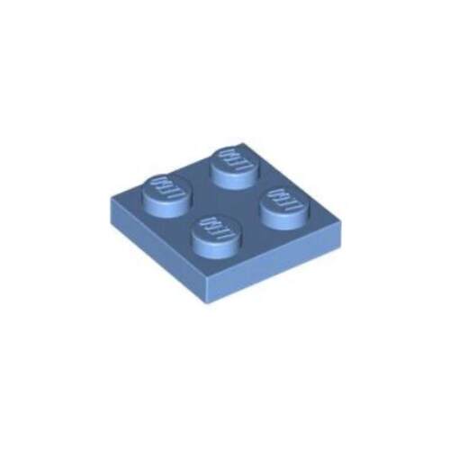 乐高/LEGO 4653540 3022 94148 4629787 4193340 中蓝色2x2基础板