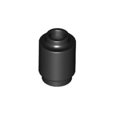 乐高/LEGO积木零件 306226 3062 30068 35390 黑色 1x1 圆柱砖