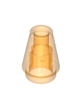 乐高LEGO 6172233 4589 59900 4567338 6514017 透明橙色 1x1圆锥