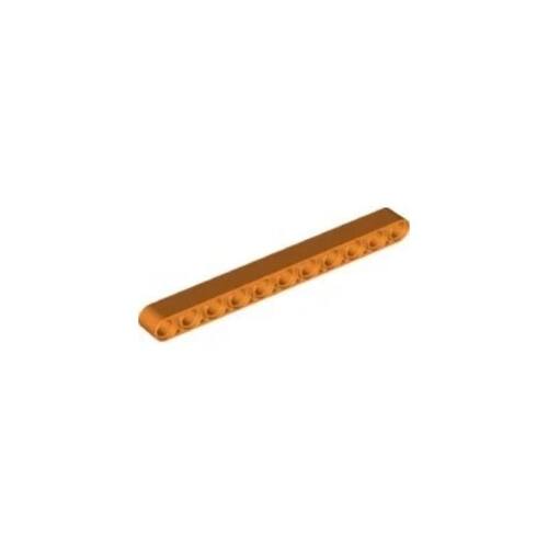 乐高/LEGO积木零件 6135085 32525 64290 橙色 1x11 厚孔臂