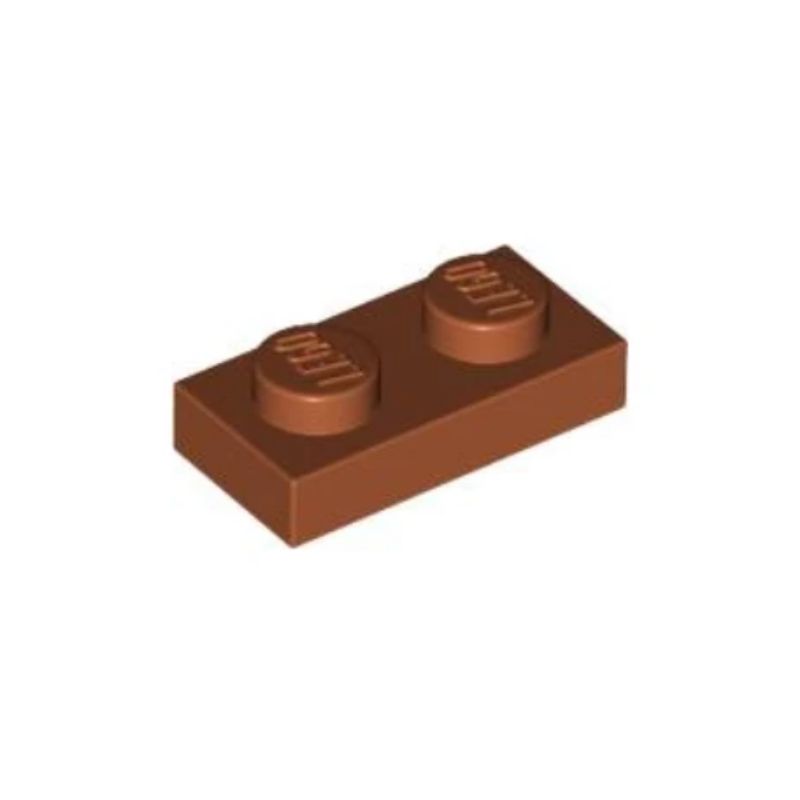 乐高/LEGO 4570877 3023 6225 28653  深橙色 1x2基础板 4162217