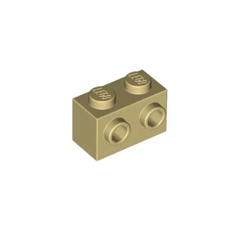 乐高/LEGO积木零配件 6024495 11211 米色 1x2 单侧带凸砖