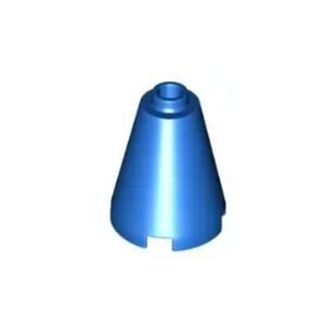 乐高/LEGO积木零配件 6092663 3942 14918 蓝色 2x2x2 圆锥砖