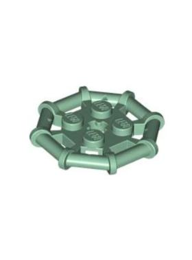 乐高LEGO积木零配件 6223219 75937 30033 沙绿色 2x2 八边框板