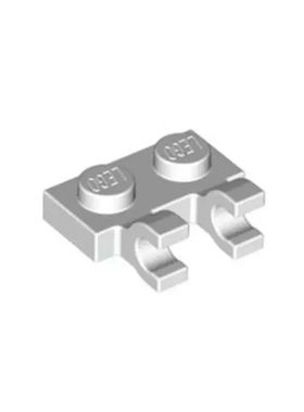 乐高/LEGO 4556152 60470 49563 6347287 白色 1x2单侧两夹口板