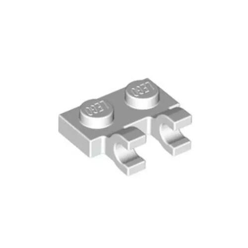 乐高/LEGO 4556152 60470 49563 6347287 白色 1x2单侧两夹口板