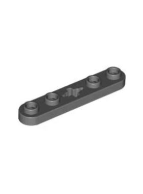 乐高/LEGO零件 6306725 32124 50029 深灰色 1x5 中间带轴孔板