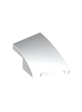 乐高/LEGO积木零件 6407399 80178 白色 3x2 弧面件 右