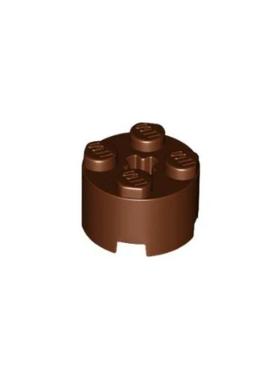 乐高/LEGO积木零配件 4211166 6143 3941 红棕色 2x2 圆柱砖