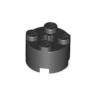 乐高/LEGO零件 614326 6143 3941 394126 6116 黑色 2x2 圆柱砖