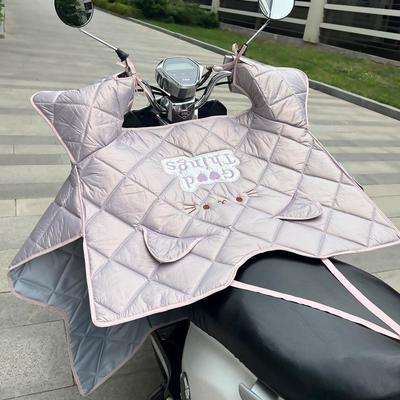 电动车挡风被夏季防晒遮阳罩薄款小型电瓶车摩托车防风被防水透气