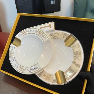 Padrón帕迪朗奇雪茄烟灰缸专用陶瓷特立尼达3T三人位上档次高级