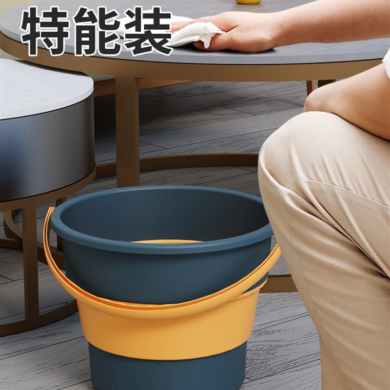 洗衣桶学生宿舍用摺叠水桶户外钓鱼桶小桶车载旅行伸缩洗车桶家用
