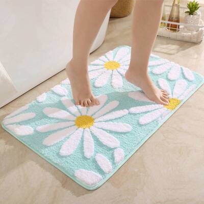 Flocking doormat kitchen absorbent mat bathroom anti-skid ma