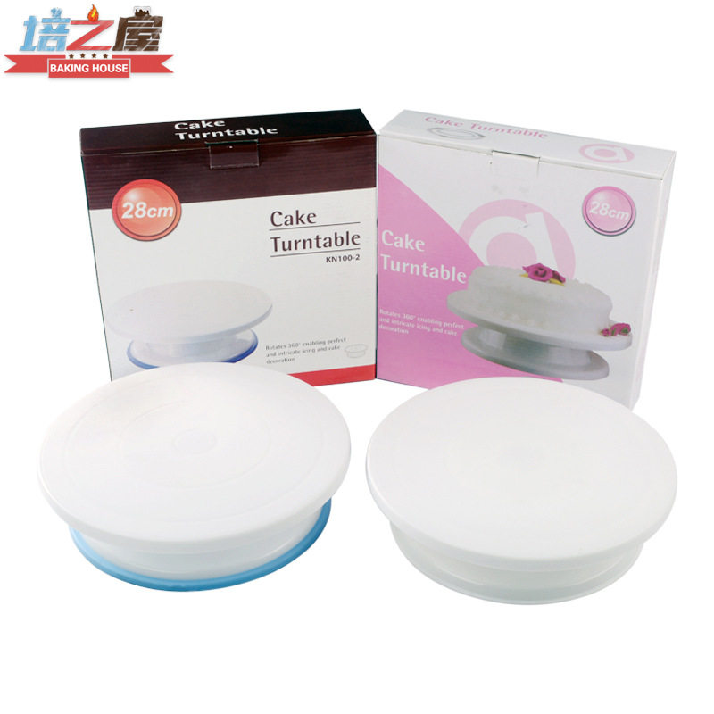 Baking turntable rotary cake mounting table PP plastic moun