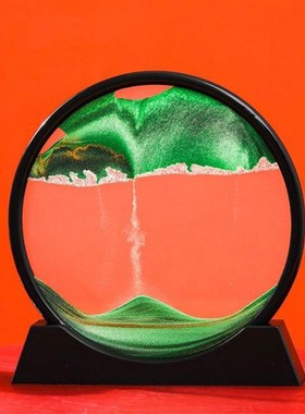 3D Moving Sand Art Sandscape Round Mountain Sandscape Motion