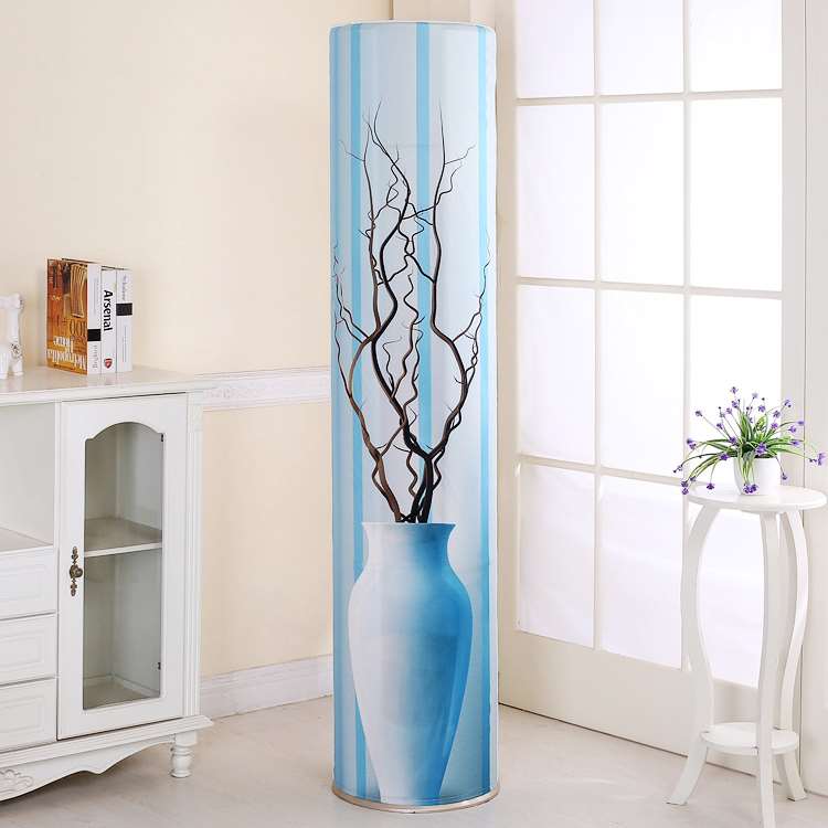 圆柱空调罩圆形立式新中式防尘罩圆柱形通用型家用室内全包圆柜机