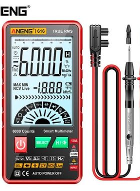 Ultra Thin Voltage Current Multmetro Abs Dcac Meter