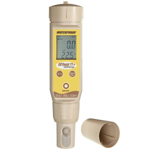 Eutech/优特防水型ECTestr11+双排显示电导率测试笔ATC和温度显示