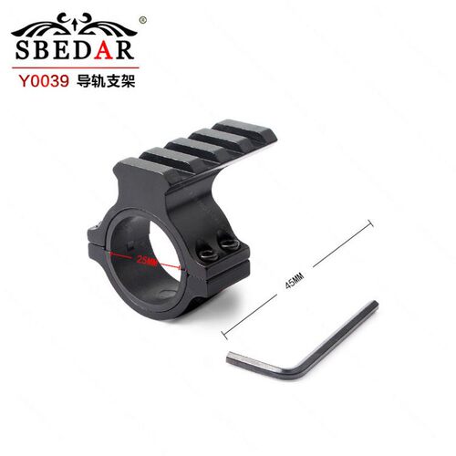 带轨25.4mm 30mm 35mm 通用组合夹鱼骨20mm调节转换管夹支架夹具