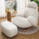 摇椅大人躺椅客厅奶油风云朵休闲沙发家用阳台懒人网红大白摇摇椅