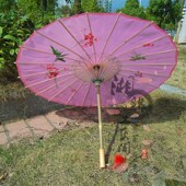 傣族舞蹈伞工艺伞绸布伞儿童演出伞道具伞油纸伞装 饰舞台伞古典伞