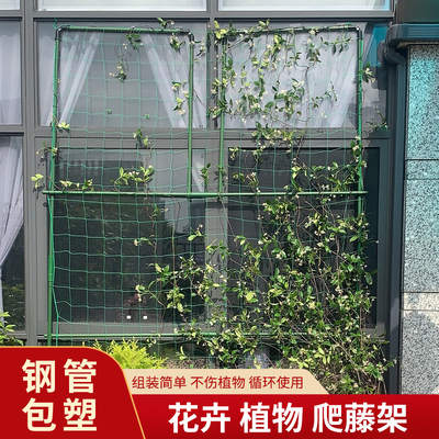 爬藤架葡萄架月季铁线莲花架藤蔓植物攀爬网格支撑杆园艺花支架