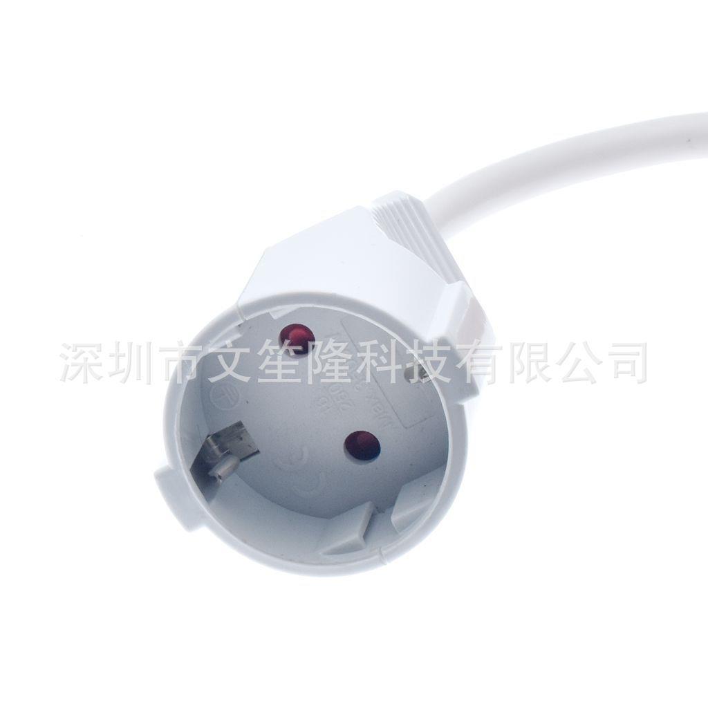 新款直销大南非16A插头转欧规16A母座0.6米南非公头转欧规母头电