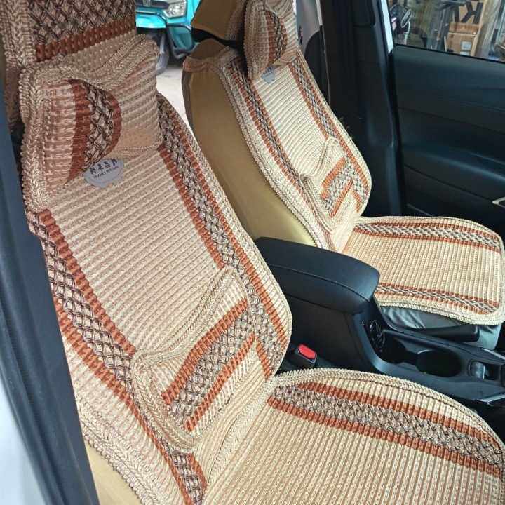 新款直销汽车坐垫四季垫冰丝全包围通用高弹棉冰丝五座通用单垫凉