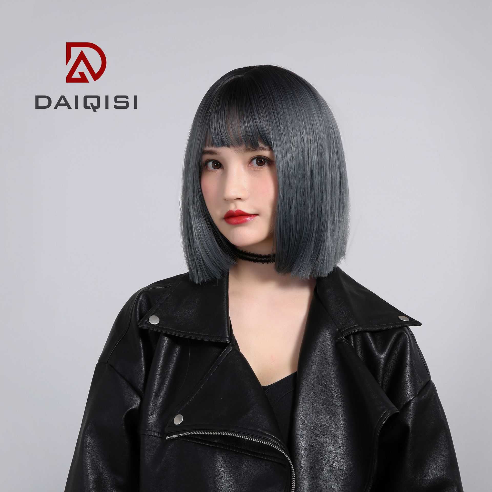 新款直销欧烁假发女日系空气刘海bobo头套时尚齐肩齐刘海假发头套