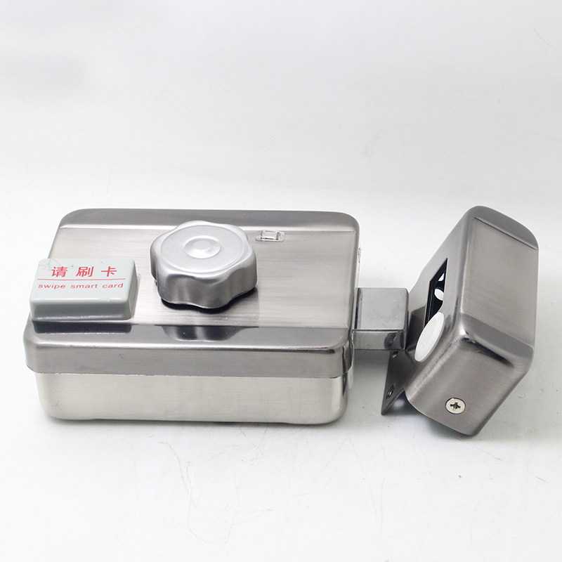 新款直销ID一体刷卡锁 电子门锁 静音锁电机电控锁 智能电子锁 出