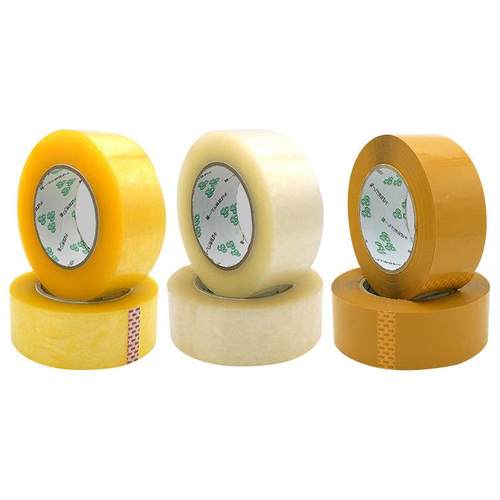 新款直销4.5x2.5cm黄色透明胶带封箱胶带工快递胶带封口胶电商专1