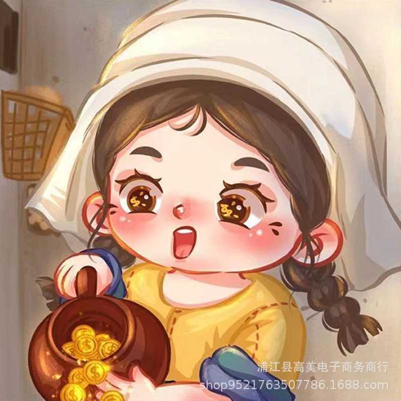 新款直销数字油画diy填充小众填色油彩画儿童手工心理减压画8