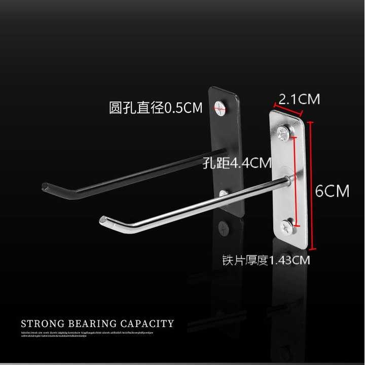 新款直销上墙挂钩卧室门后加粗挂衣钩 金属墙壁直线单钩 钉木板电