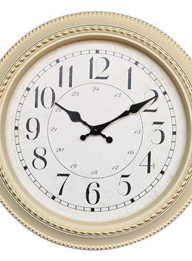 新款直销欧式时尚挂钟 家居装饰挂钟大师设计16寸静音机芯挂钟 束