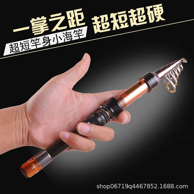 新款直销 短节碳素 抛竿远投竿跨境可伸缩钓鱼竿渔具