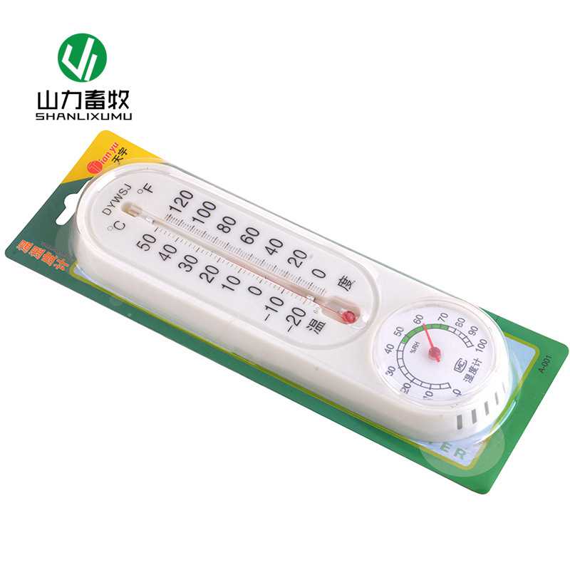新款直销表式干湿温度计 干湿度表 温湿度计 大棚寒暑表 畜牧猪场