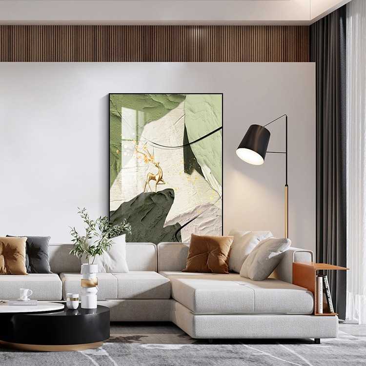 新款直销现代简约客厅装饰画沙发背景墙挂画玄关画高级感过道画酒图片