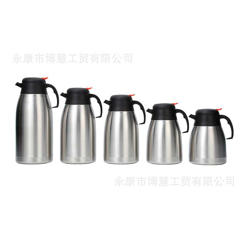 新款直销双层不锈钢真空保温壶欧式咖啡壶家用热水瓶2L暖水瓶外贸