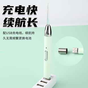 新款直销发光耳勺套装儿童采耳工具带灯充电USB挖耳勺发光鼻屎夹