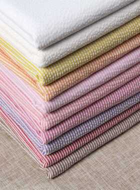 新款直销现货 新款TC细条纹面料 泡泡纱条纹面料 春夏衬衫面料8