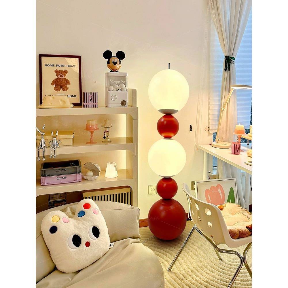 高级感立式装饰灯沙发旁边摆件包豪斯艺术氛围卧室葫芦客厅落地灯