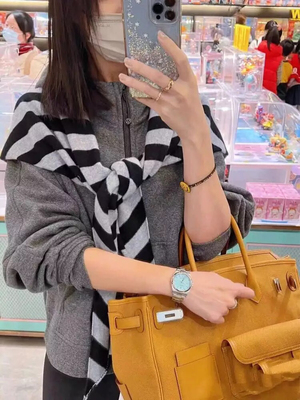 多巴胺糖果泡泡情侣蚝式机械表